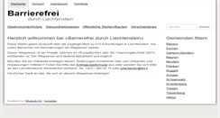 Desktop Screenshot of barrierefreies.li