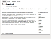 Tablet Screenshot of barrierefreies.li